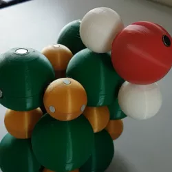 Magnetic NaCl model