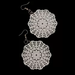 Mandala earrings 1