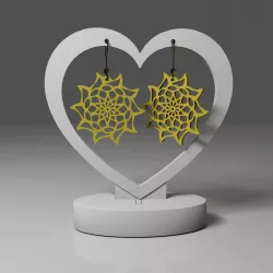 Mandala earrings 14