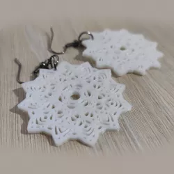 Mandala earrings 4