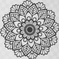Mandala Stencil