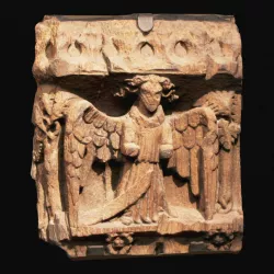 Medieval wood carving