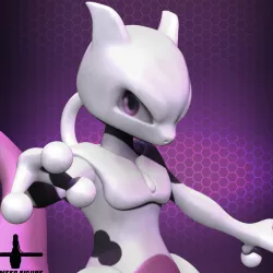 mewtwo figure 3d
