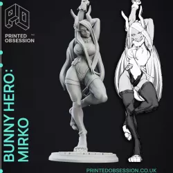 Mirko: Bunny Hero - My Hero Academia - 30cm Fanart