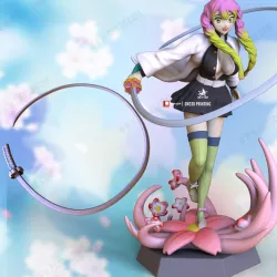 Mitsuri Kanroji From Demon Slayer Sword Cosplay