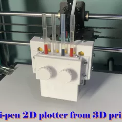 multi-pen 2D plotter