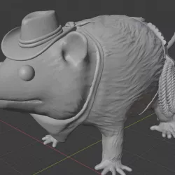 Opossum Cowboy