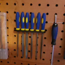 Pegboard Shelf for Mini-files