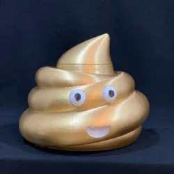 Pile of poop emoji (as a container)