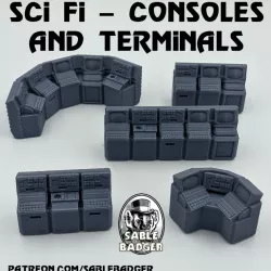 Sci Fi - Console banks and Terminals