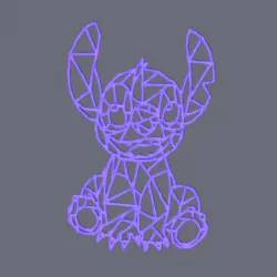 Stitch (Disney) geometric