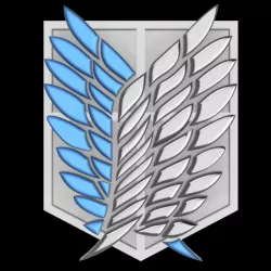 Survey Corps Logo from Attack On Titan