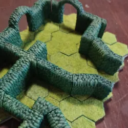 WDhex Meadow Tiles - hedge for maze or labyrinth