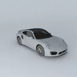 2014 Porsche 911 turbo S  991 3D model