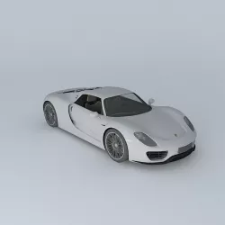 2015 Porsche 918 Spyder 3D model