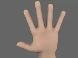 3D Hand 3D model