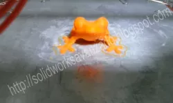 3D printed Frog