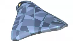 Abstract alien space ship 3D model
