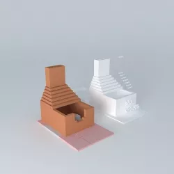 back yard bbq 3D model