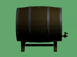 Beer keg 3D model