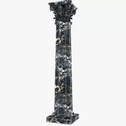black marble corinth column 3D model