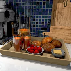 Breakfast Set 3D model
