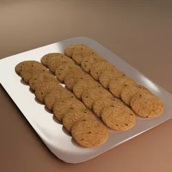 Cake 08  biscuit cake 3D model