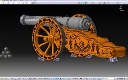 Cannon XVIII century (Пушка ХVIII века) GUN