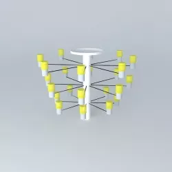 Ceiling lamp Interior Scar  3D model