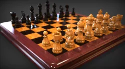 Chess complete high poly 3D model