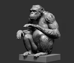 Chimp 3D model