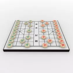 Chiness Chess - Xiangqi Low-poly  3D model