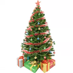 Christmas Tree and Gifts 3D model