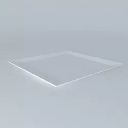 Chrome shelf 3D model