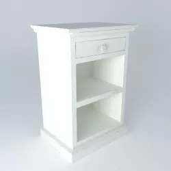  Classic bedside  3D model