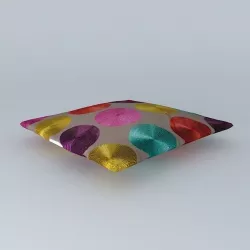 Colorful pillow 3D model