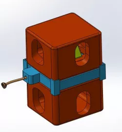 container corner casting-Lock V-2