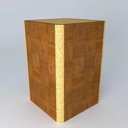 Corner table 3D model
