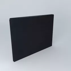 Cover anthracite headboard  3D model