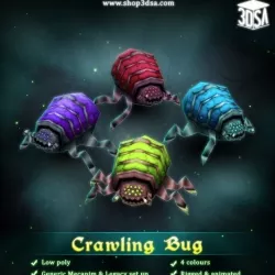 Crawling Bug  Low-poly  3D model