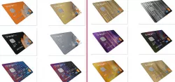 Credit card 3D model