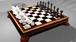 Custom Chess 3D model