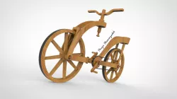Da Vinci Wooden Bike