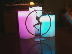 Dave Matthews Fire Dancer desktop sheet metal stand