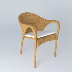 Deck chair 3D model