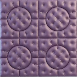 Decorative wall phiolet panel 3D model