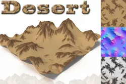 Desert 3D model
