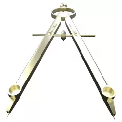  drafting compass Low-poly  3D model