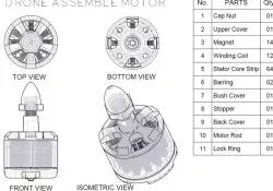 Drone Bush less Motor in Creo 2.0