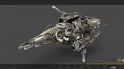 Drone V8 SciFi Low-poly  3D model